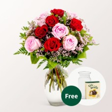 Rose Bouquet Harmony with vase