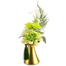 Artificial Flower Arrangement - Shining Green