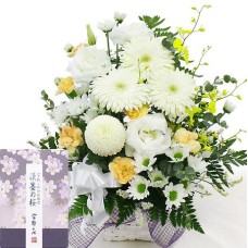 Offering Arrangement (Omakase Standard) + Incense Stick "Usuzumi no Sakura"