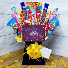 Happy Birthday Giant Retro Sweet Bouquet