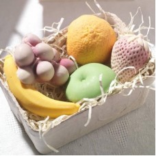 Basket of Chocolate Fruit