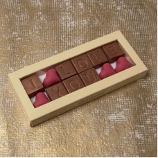 I Love You Choc Message