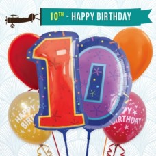 Numbers Birthday Balloon