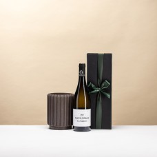 Dentelles Wine Cooler - earth with Wine Bottle in Gift Box