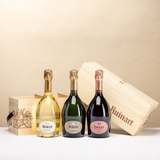R' de Ruinart, Blanc de Blancs & Rose in Wooden Box