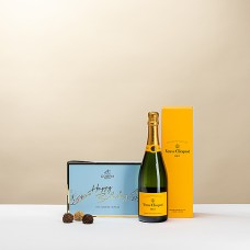 Veuve Clicquot met Godiva Birthday Truffles