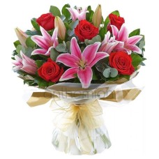 Lilies and red roses (Basic)