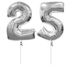 25 Supershape Numbers (Silver)