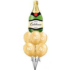 50th Anniversary Champagne Bouquet