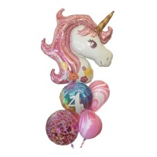 Bespoke Unicorn Balloon Bouquet