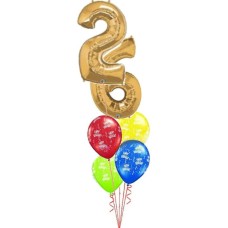 Big Double Number Birthday (Choose Age & Colour)