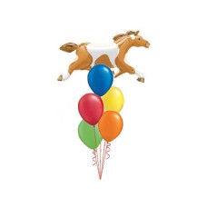 Brown Horse Balloon Bouquet