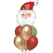 Santa + 6 Christmas Bouquet