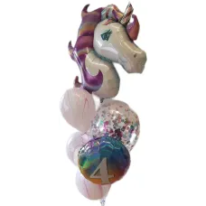 Bespoke Unicorn Balloon Bouquet