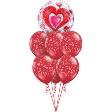 Red Hearts + Filigree Bouquet