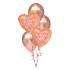 Rose Gold I Love You Bouquet