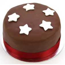 Chocolate Star Cake (7 Inch Chocolate Star Cake)