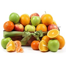 Crunchy Apples and Orange Fruit Basket