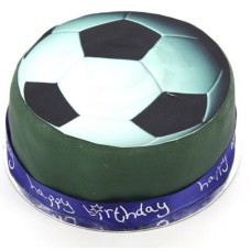 Football Celebration Cake (7 Inch Football Celebration Cake)