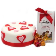 Love Cake with Buttlers Chocolates