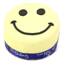 Smiley Celebration Cake For Boy (7 Inch Smiley Celebration Cake For Boy)