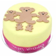 TINY TEDDIES CAKE (7 Inch Tiny Teddies Cake)