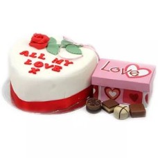 All My Love Cake With Chocolates