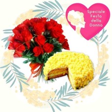 Mimosa and Rose Cake (BASE)