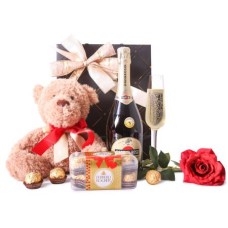 Prosecco and Teddy Romance Set