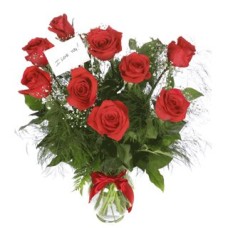 Composition Of 9 Roses