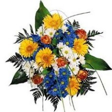 Gerberas, Roses And Chrysanthemums (Medium)