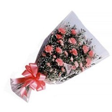 Rose And Carnation Sympathy Bouquet