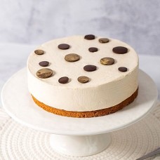 Caramel and Plum Vegan Cake