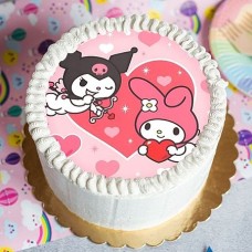 Kuromi i My Melody Cake (Small)