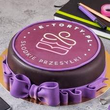 Cake with company's logo (Small)
