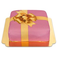 Pink Gift Box Cake
