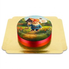 Peace Garden Gnome Cake (Small (20cm X 14cm (6 Parts)))
