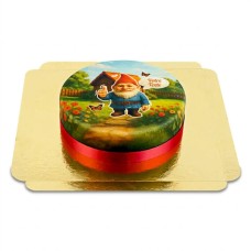 Garden gnome cake thumbs up (Small (20cm X 14cm (6 Parts)))
