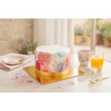 Deluxe Flower Cake (Small (18 cm (12 parts)))