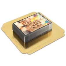 Photo Cake Frame with Smartphone Theme (Small (20cm X 14cm (6 Parts)))