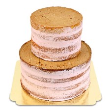 2-Tier Strawberry Naked Cake