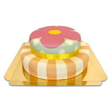 Playful 2 Tier Cake