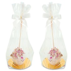 Cake-Pops Deluxe white with rose petals (10 pieces)