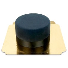 Deluxe black cake with ribbon (Small (12 parts))