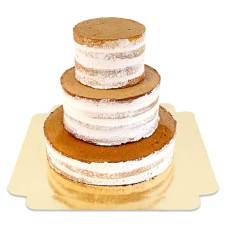 3-Tier Vanilla Naked Cake