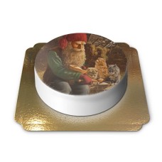 Dwarf feeding cats - Jan Bergerlind (Small (18 cm (6-8 servings)))