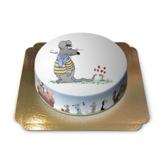 Love Worm Cake (Small ((18 cm)6-8 slices))