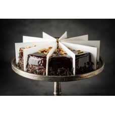 Pre-Sliced Vegan Chocolate Cake