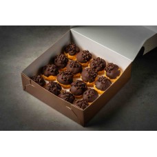 Dark Chocolate Profiteroles (Box of 16)
