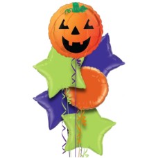 Halloween Pumpkin Balloon Bouquet